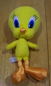 Animal de peluche de peluche de 9" WB Looney Tunes TWEETY BIRD - Imagen 1 de 3
