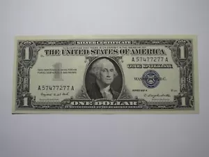 $1 1957 Fancy Serial Number Silver Certificate Currency Bank Note Bill Crisp UNC - Picture 1 of 2