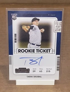 2021 Panini Contenders Rookie Ticket Tarik Skubal Auto RC Detroit Cy Young - Picture 1 of 2