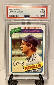 1980 Topps - George Brett #450 - PSA 9 / Pop: 949