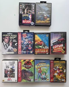 10 Boxed Sega Genesis Spiele - The Lost World, Lightning Force, Mickey, & mehr!! - Bild 1 von 5