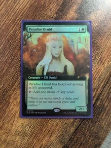 Magic the Gathering MTG Paradise Druid Secret Lair Extended Art Foil NM - Picture 1 of 1