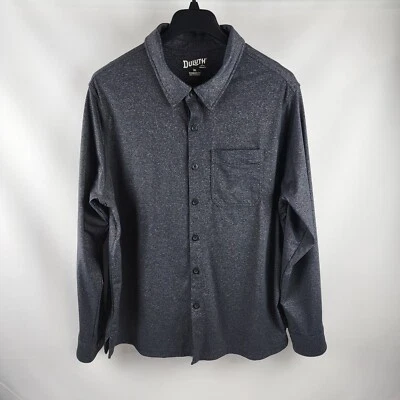 Duluth Trading Co Para Hombres Powercord Ajuste Estándar L/S Abotonado XL Gris Carbón Foto 1 de 4