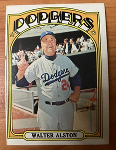 LOS ANGELES DODGERS: 1972 Topps #749 Walt Alston (HOF) High Number - VG+ - Picture 1 of 1
