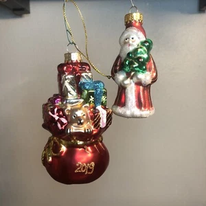 UT Christmas Ornament Glass Lot Of 2 - Picture 1 of 16