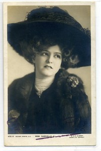 GABRIELLE RAY British actress Autographed Postcard 1 of most photographed women