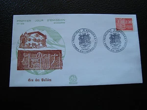 ANDORRE (francais) - enveloppe 1er jour 7/4/1990 (blason) (cy63) andorra (E) - Picture 1 of 1