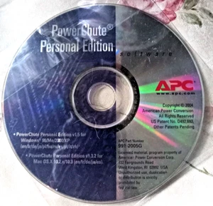 APC Power Chute Personal Edition Software CD Windows/Mac 2002 - Picture 1 of 2