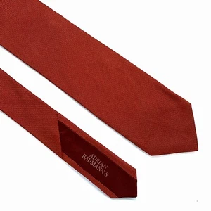 ITALO FERRETTI MADE IN ITALY orange einfarbige Krawatte ""Adrian Baumanns - Bild 1 von 4