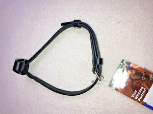 Perri’s Black Leather English Horse Flash Noseband Attachment- Unused - Picture 1 of 3