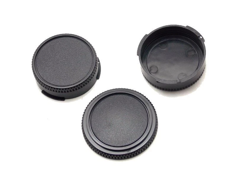 3 Canon Caps 1 Camera Body Cap 2 Rear Lens Caps  FD A-1 F-1 AE-1 T-90 F1N NEW - Image 1 of 1