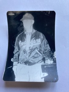 Nm Rare Type 1971 House of jazz Burt Shotten Brooklyn Dodgers