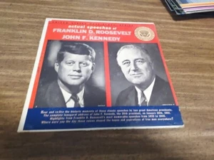 Actual Speeches Of Franklin D. Roosevelt And John F. Kennedy, vinyl LP - Picture 1 of 4