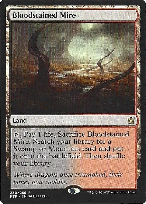 Magic the Gathering MTG Bloodstained Mire RARE Regular 230/269 - Image 1 of 1
