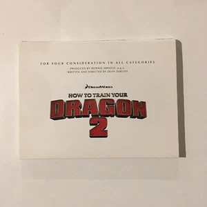 How To Train Your Dragon 2 DVD Awards Screener 2014 Dreamworks Academy Globes  - Bild 1 von 3