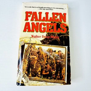 Fallen Angels by Walter Dean Myers 1988 Paperback Vietnam War Fiction Military - Bild 1 von 7