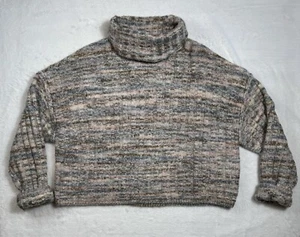 NWT American Eagle Knit Turtleneck Cropped Soft Sweater Sz Large - Bild 1 von 13