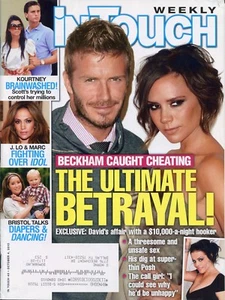 DAVID & VICTORIA BECKHAM ~ In Touch Weekly 10/4/10 ~ J. Lo & Marc Kourtney E-3-1 - Bild 1 von 1