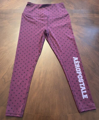 Aeropostale Sport Mujer Leggings Alto Estampado Logo Foto 1 de 4