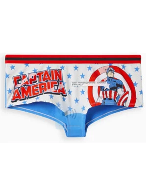 Calcinha Torrid Captain America Boyshort Plus Size 00 (XS) Cintura Média Algodão Marvel - Imagem 1 de 3