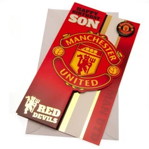Manchester United FC SOHN Geburtstagskarte offizielle Handelsware - NEU UK LAGER - Bild 1 von 4