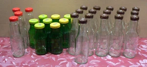 28 Stück Glasflaschen mit Twist-Off Deckel - 200 mL - siehe Beschreibung - Bild 1 von 2