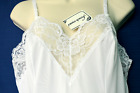 SLIP COMPLET VINTAGE avec dentelle nylon blanc taille 38 lingerie FRENCH MAID Canada NEUF