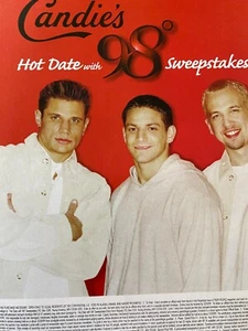 98 Degrees, Nick Lachey, Full Page Vintage Pinup - Picture 1 of 1