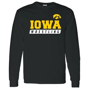 Iowa Hawkeyes Wrestling Slant Longsleeve - Schwarz - Bild 1 von 6