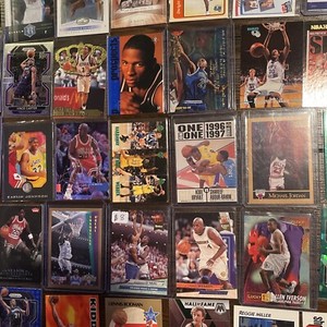 🔥Basketball Card Lot! Kobe~Shaq~AI~Jkidd~Ray Allen Rookie+MJ, Bird, Magic+more