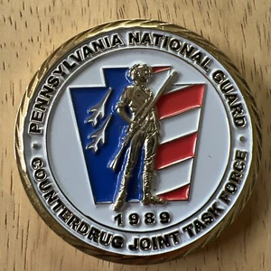 1989 Pennsylvania National Guard Challenge Coin - Bild 1 von 5