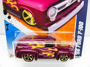 1 NEW Hot Wheels Die Cast Collectible - 1956 Ford F-100 Purple - 2011a - Picture 1 of 12