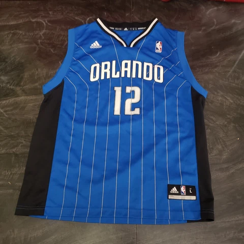 Adidas Orlando Magic Dwight Howard Basketball Jersey Youth Size Large Pinstripe Cover