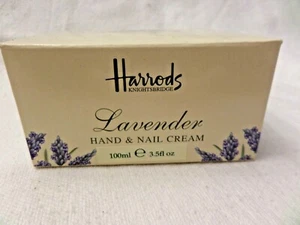 HARRODS Lavender Hand & Nail Cream 3.5 oz SEALED - Picture 1 of 4
