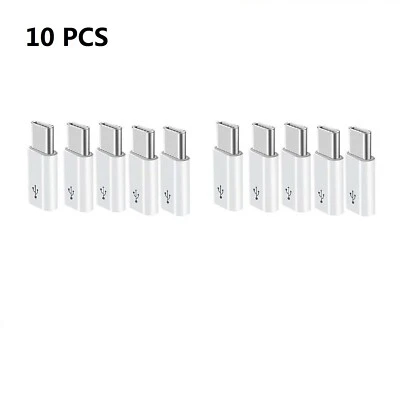 Lote Adaptador Tipo-C a Conector de Datos Micro USB Convertidor Cable Cargador Android  Foto 1 de 4