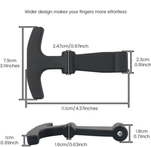 Heavy Duty Replacement Black Cooler Latches Compatible with YETI RTIC 4Pack - Picture 1 of 6