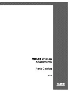 ACCESSORI CUSTODIA PER MB4, MB94 CATALOGO PARTI UNIMOG - Foto 1 di 1