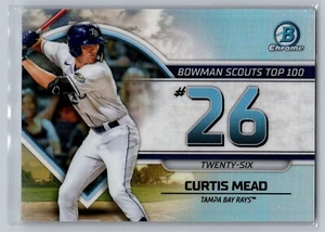 2023 Bowman - Bowman Scouts Top 100 Curtis Mead #BTP-26 (RC) - Picture 1 of 2