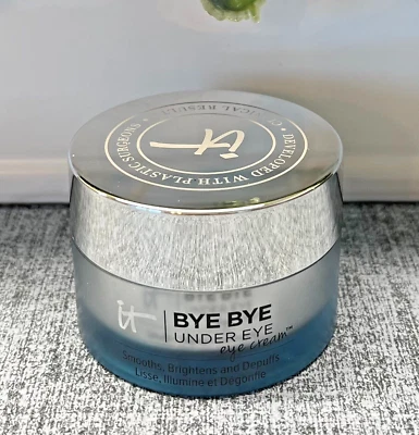 It Cosmetics BYE BYE UNDER EYE CREMA ILUMINADORA DE OJOS Suaviza Despuffs 0.5 OZ NUEVA SIN CAJA Foto 1 de 3