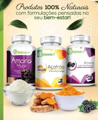 BIONATURAL Amora Miura ( Morus Nigra L), Amora com Isoflavona ( Glycine max L) 100Caps