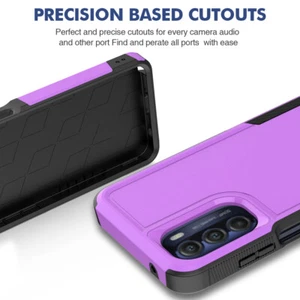 For Motorola Moto G Stylus 5G (2022) Luxury Armor Defender Dual Layer Case Cover - Picture 1 of 22
