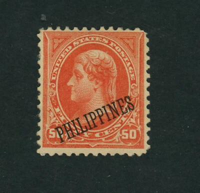USA Phillipines Scott # 212 Watermarked WMK F-VF US Possessions Stamps Cat $125 - Image 1 of 2