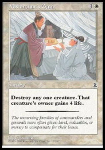 MTG - Misfortune's Gain - Portal 3 Kingdoms - NM, English Magic FLAT RATE SHIP - Image 1 of 1