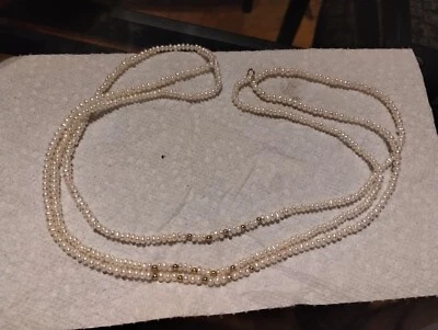 Collar De Perlas 14k Foto 1 de 4