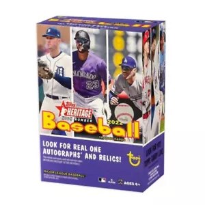 2022 Topps Heritage High Number MLB Baseball Factory Sealed Retail Blaster Box - Picture 1 of 1