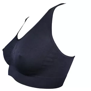 Damen Sport BH Bustier Fitness Training Unterwäsche Top Mieder Bra Yoga Organza - Bild 1 von 1