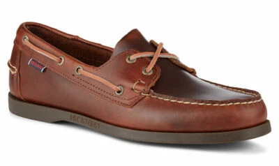 Sebago Docksides Mocasin Hombre Zapatos Náuticos 70000g0/925 Marrón Goma Nuevo - Imagen 1 de 3