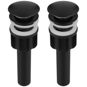 2 Pcs Pop-up Drain Washbasin Plug Sink Drainer Stopper Replacement - Picture 1 of 12