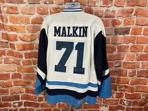 ccm Pittsburgh Penguins Malkin hockey jersey sz 50 fight strap Heroes Of Hockey - Picture 1 of 10