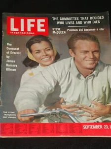 LIFE magazine September 1963, Steve McQueen, Mount Everest, Buddhist Monks, RARE - Picture 1 of 1
